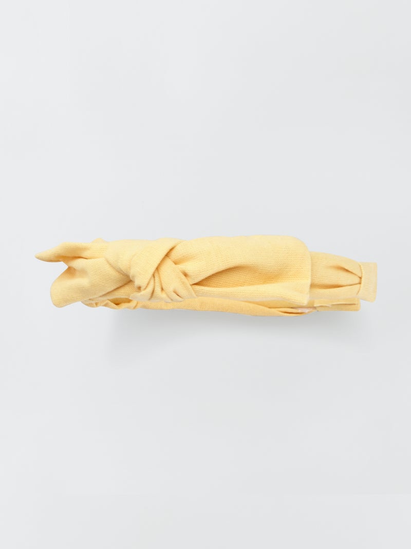 Diadema lisa AMARILLO - Kiabi