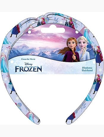 Diadema niño Elsa & Anna La Reina de las Nieves azul cielo