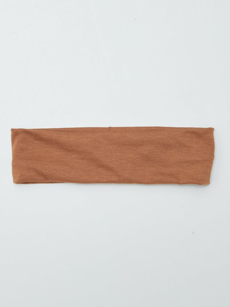 Diadema para el cabello MARRON - Kiabi