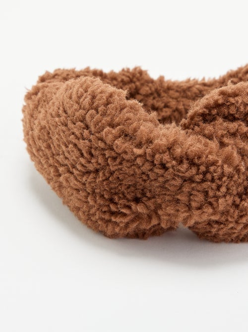 Diadema para el pelo efecto borreguito - Kiabi