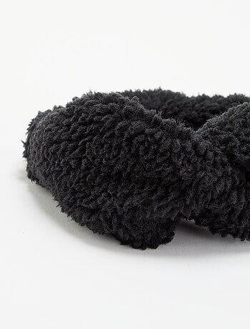 Diadema para el pelo efecto borreguito