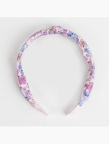 Diadema para el pelo infantil Stitch: orejas y lazo para niña