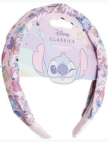 Diadema para el pelo infantil Stitch: orejas y lazo para niña