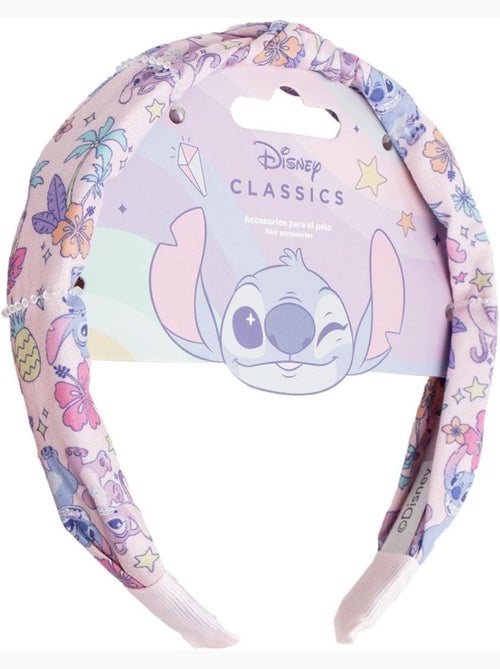 Diadema para el pelo infantil Stitch: orejas y lazo para niña - Kiabi