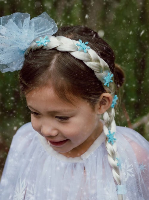 Diadema reina de las nieves con trenza accesorio disfraz niños | Great Pretenders - Kiabi