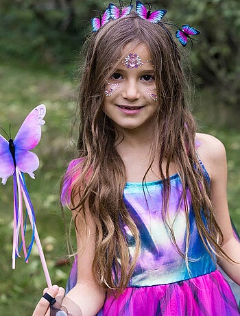 Diadema reina de las nieves con trenza accesorio disfraz niños | Great Pretenders