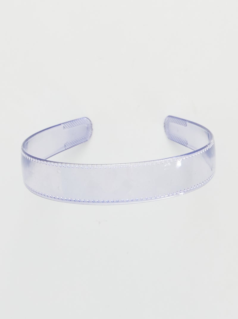 Diadema transparente PURPURA - Kiabi