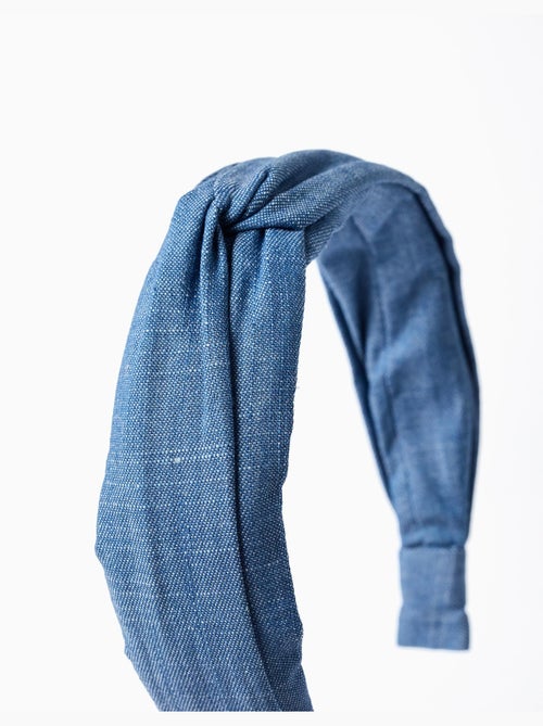 Diadema vaquera con nudo en la parte superior - Kiabi