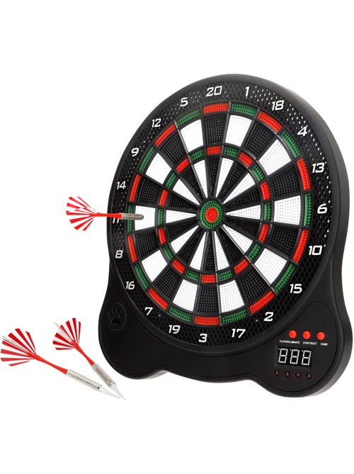 Diana electrónica con pantalla, 29 juegos y 3 dardos flexibles aktive - Kiabi Diana electrónica con pantalla, 29 juegos y 3 dardos flexibles aktive - Kiabi