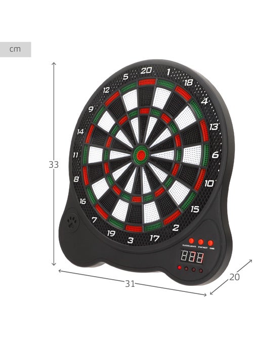 Diana electrónica con pantalla, 29 juegos y 3 dardos flexibles aktive - Kiabi Diana electrónica con pantalla, 29 juegos y 3 dardos flexibles aktive - Kiabi