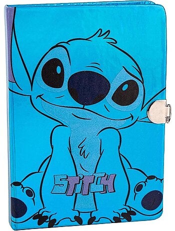 Diario íntimo Stitch con candado - Formato A4