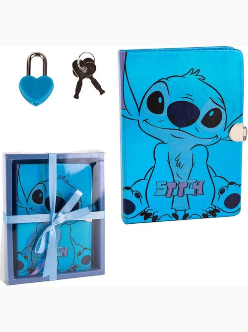 Diario íntimo Stitch con candado - Formato A4 - Kiabi
