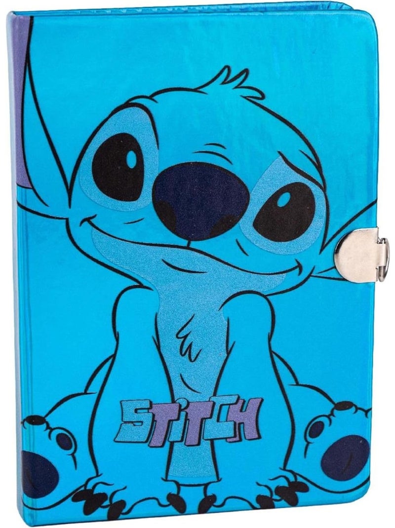 Diario íntimo Stitch con candado - Formato A4 N/D - Kiabi