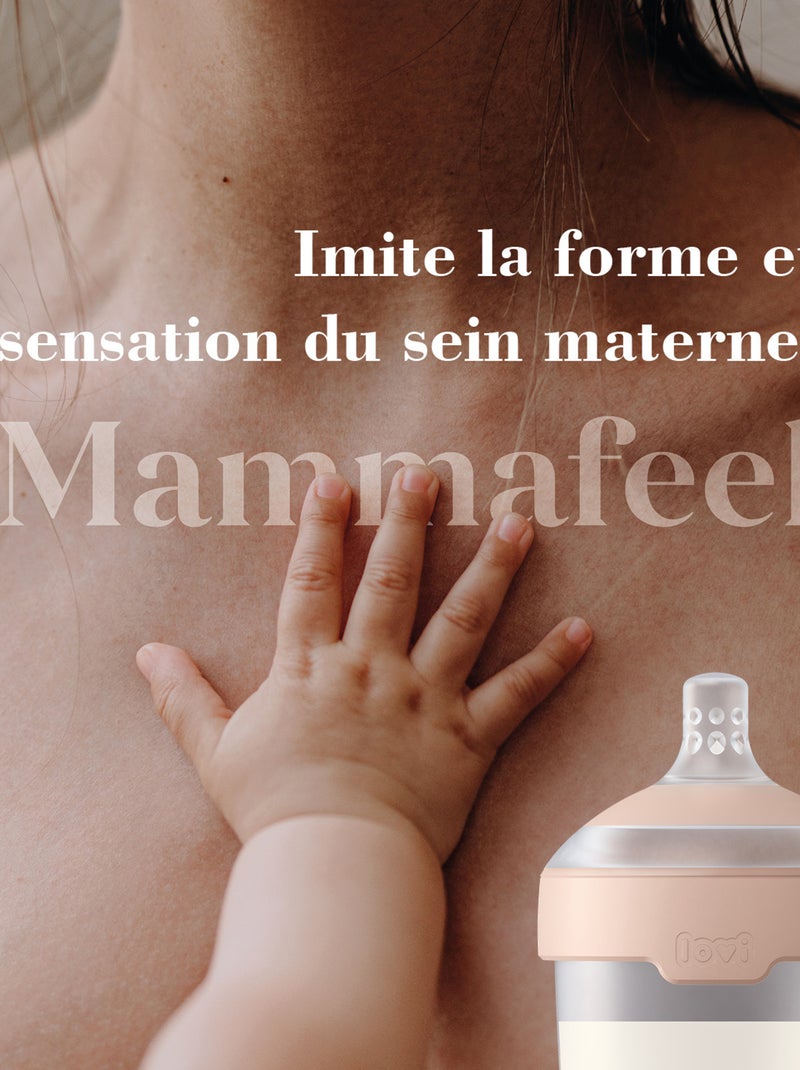 Difrax lovi biberón mammafeel - 150 ml | Difrax Beige - Kiabi