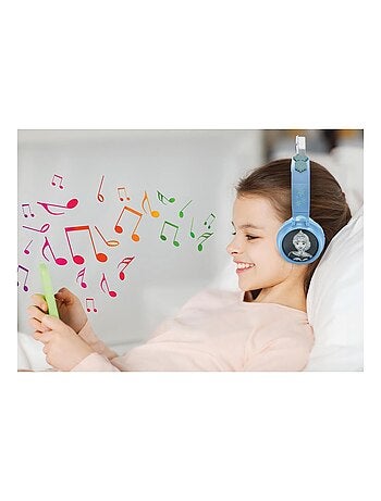 Diseño 3D Frozen Auriculares plegables Bluetooth® y con cable con limitación segura del volumen