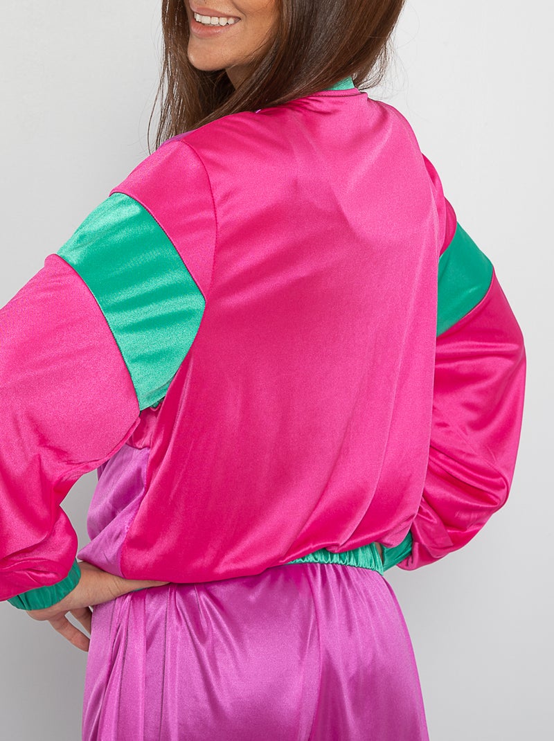 Disfraz años 80 rosa/verde - Kiabi