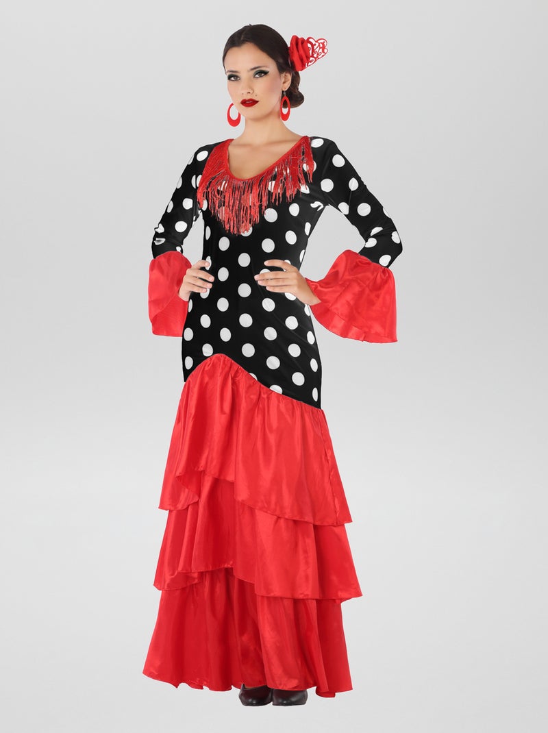 Disfraz 'bailaora de flamenco' ROJO - Kiabi