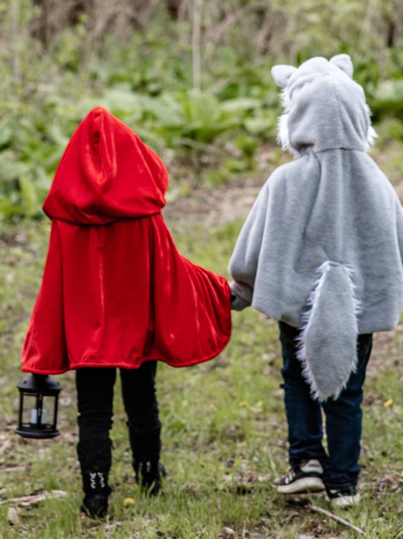 Disfraz capa de caperucita roja para niños | Great Pretenders Rojo - Kiabi