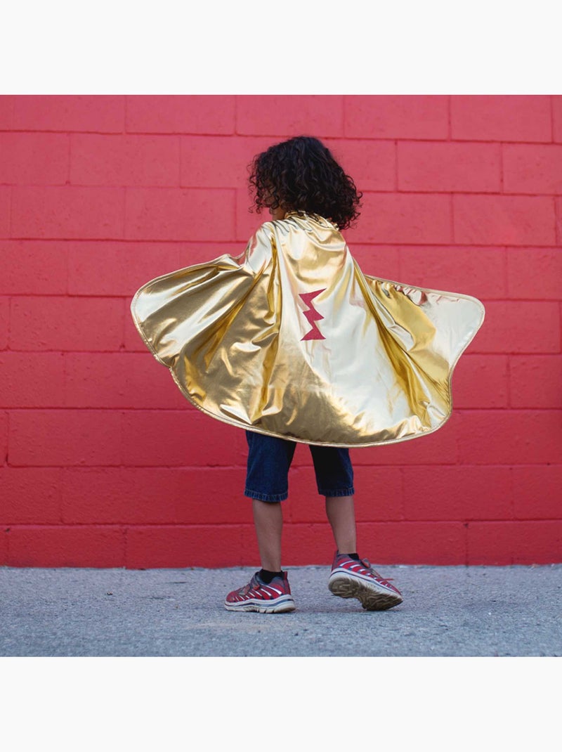 Disfraz capa reversible de superhéroe para niños | Great Pretenders Rojo - Kiabi