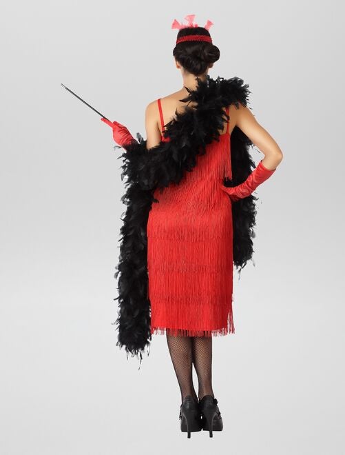 Disfraz de Flamenca Rojo con Puntos Grandes para mujer