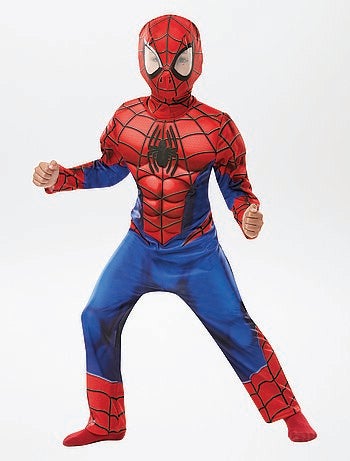 Disfraz con mono + pasamontañas 'Spider-Man'