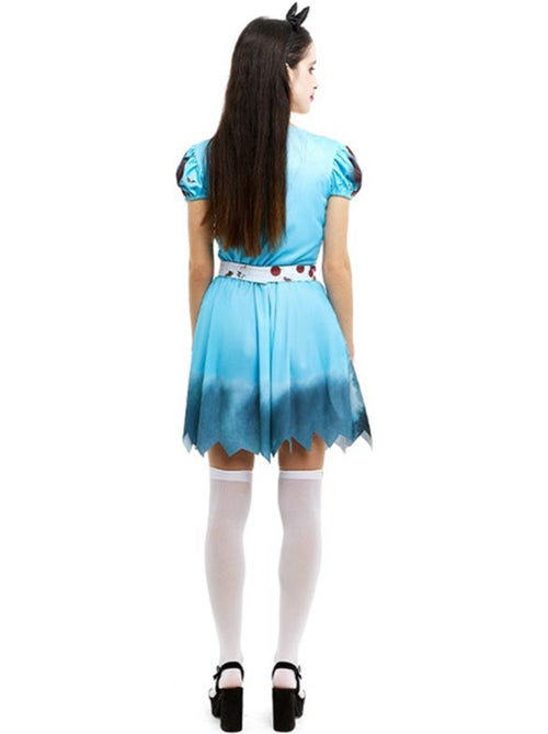 Disfraz de Alicia Zombie vestido clásico - Kiabi