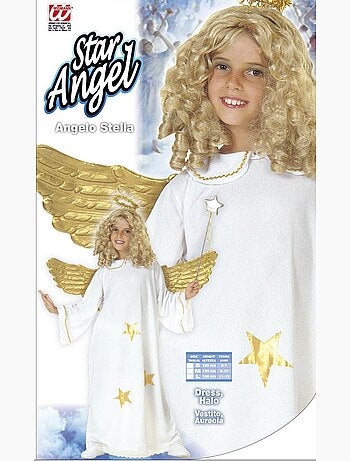 Disfraz de Ángel con Estrellas