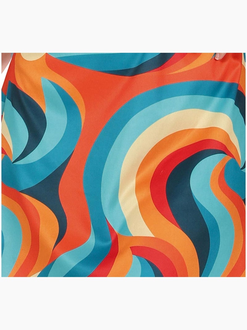 Disfraz de Años 70 curvas Multicolor - Kiabi