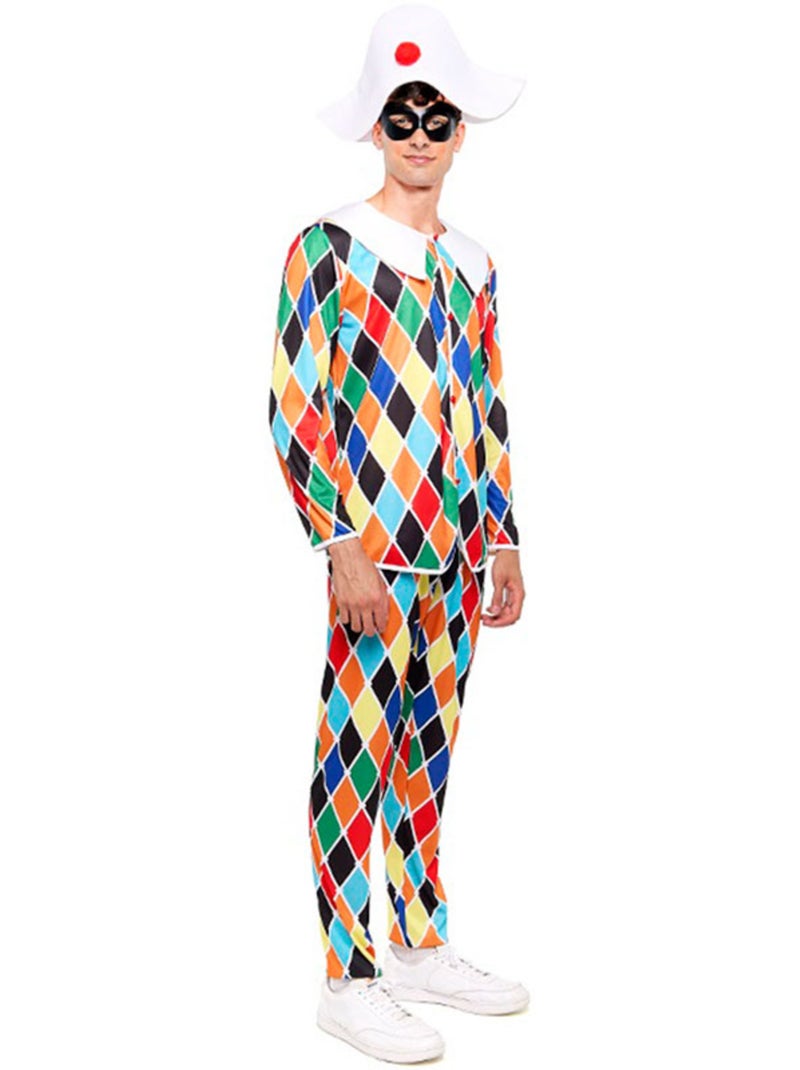 Disfraz de Arlequín Multicolor - Kiabi