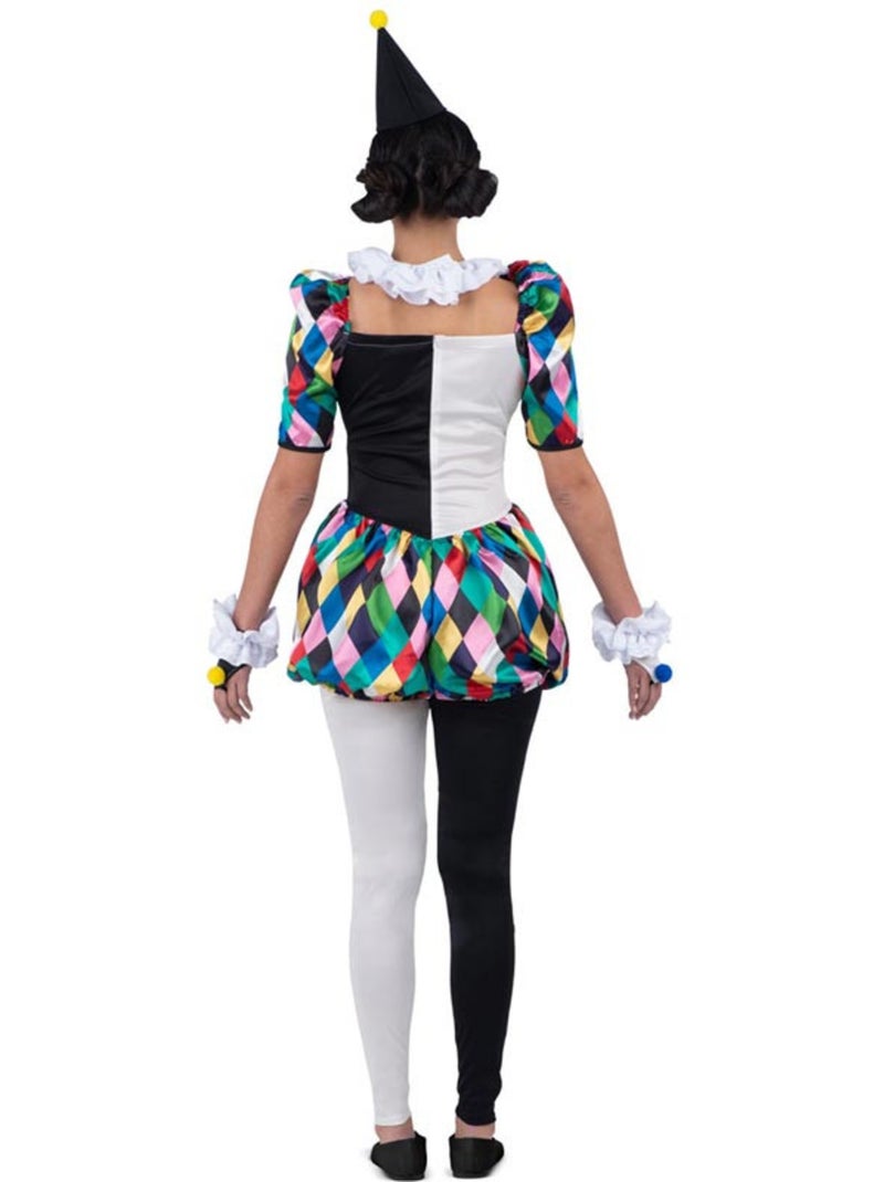 Disfraz de Arlequina Multicolor - Kiabi
