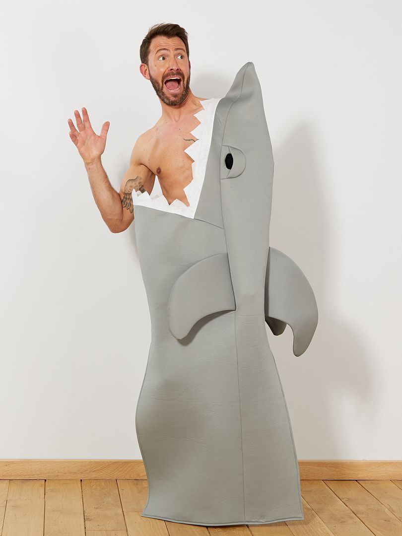 Disfraz de 'ataque de tiburón' gris - Kiabi