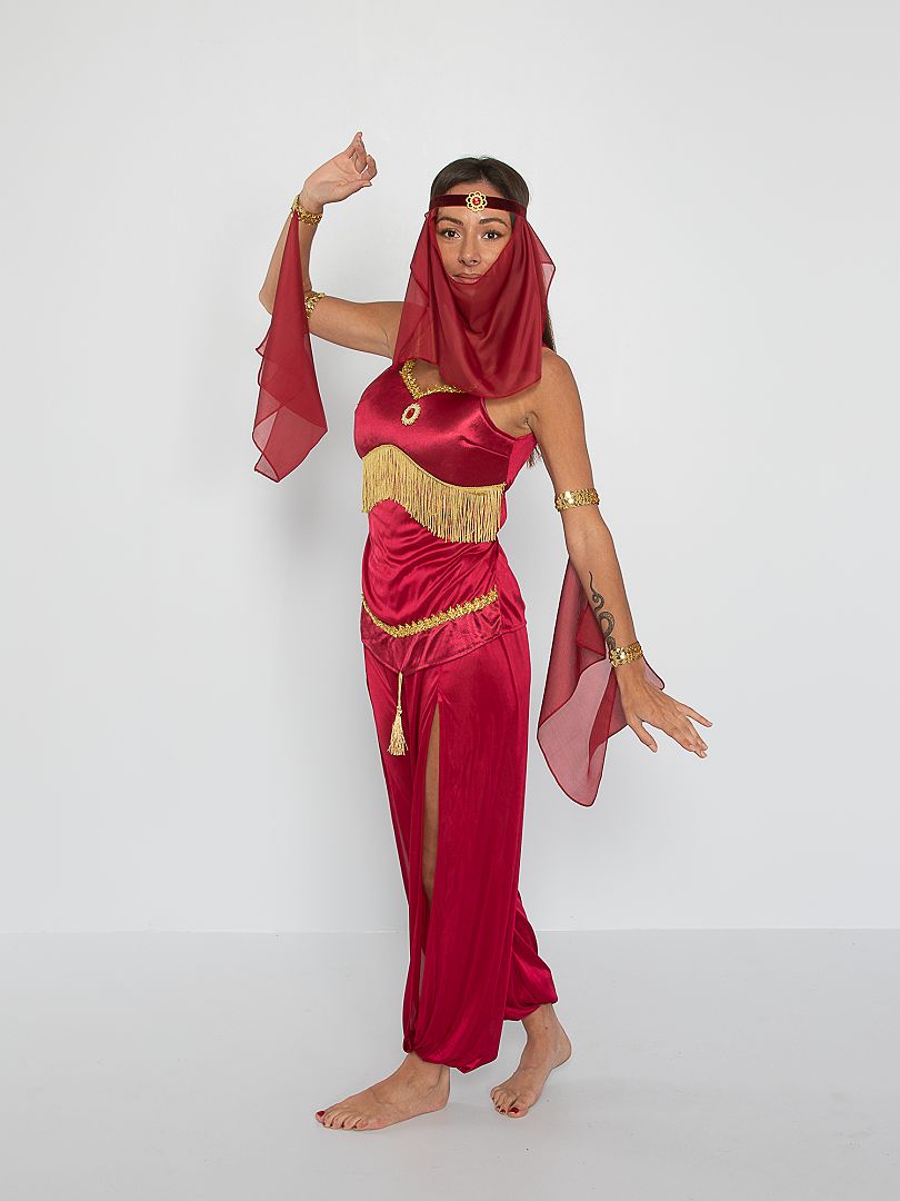 Disfraz de bailarina oriental ROJO - Kiabi