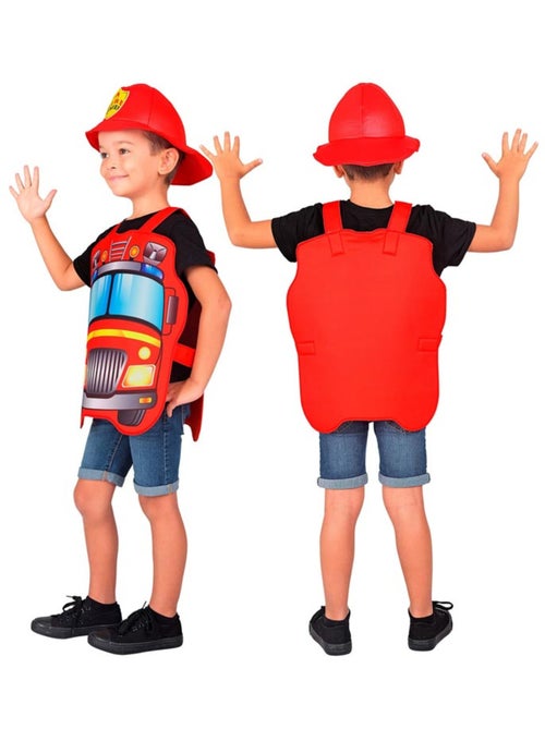 Disfraz de Bombero con gorro - Kiabi