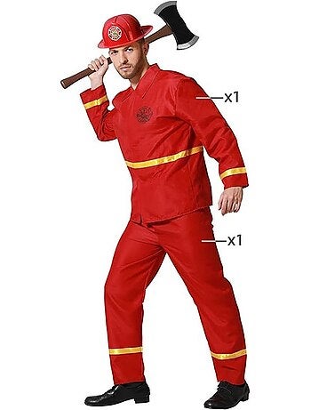 Disfraz de bombero para hombre