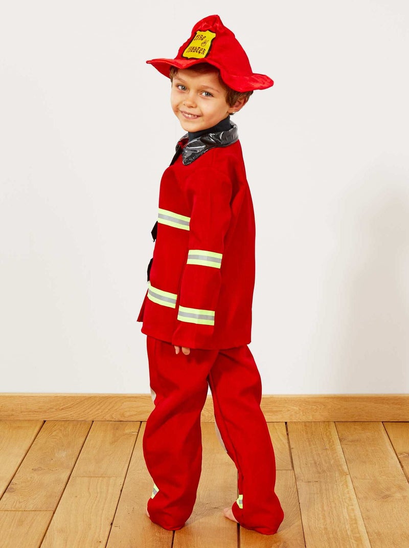 Disfraz de bombero rojo - Kiabi