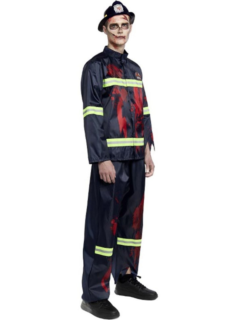 Disfraz de bombero zombie para hombre Multicolor - Kiabi