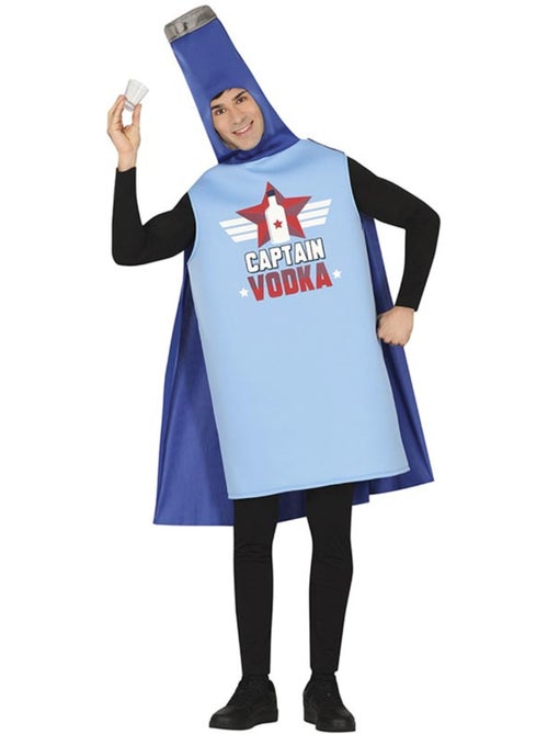 Disfraz de Botella Capitán Vodka - Kiabi