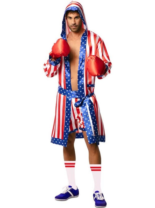 Disfraz de boxeador profesional usa con cinturón para hombre - Kiabi