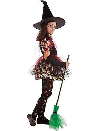 Disfraz de Bruja Calaveras Floral
