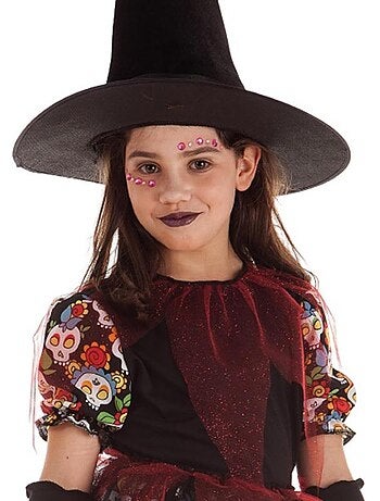 Disfraz de Bruja Calaveras Floral