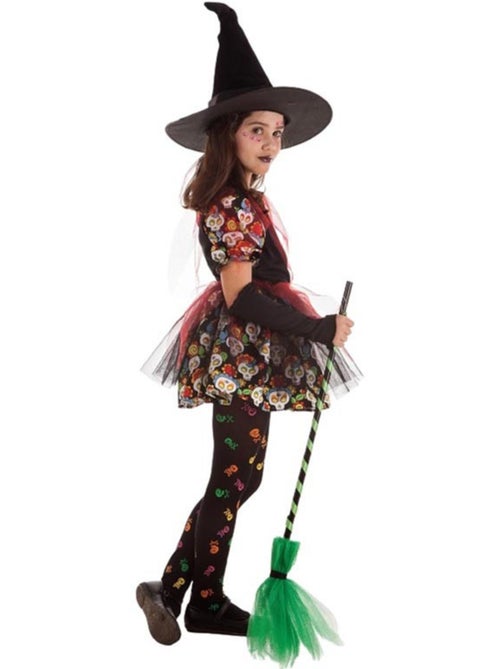 Disfraz de Bruja Calaveras Floral - Kiabi