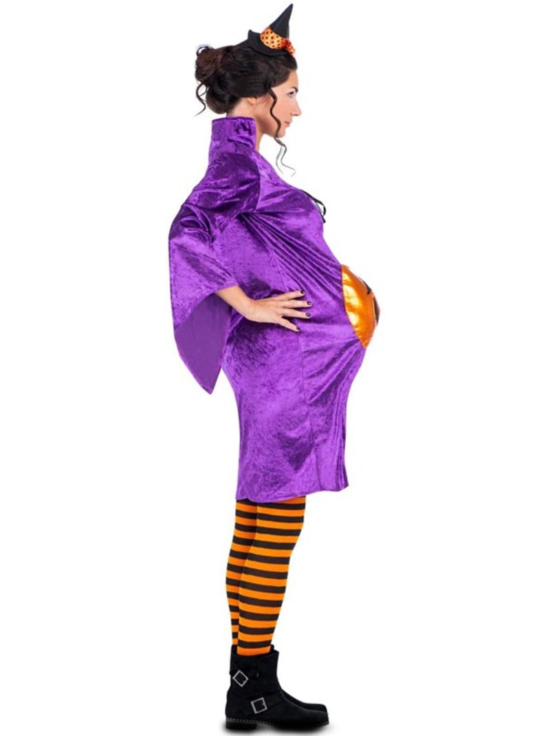Disfraz de bruja con calabaza para mujer embarazada Multicolor - Kiabi