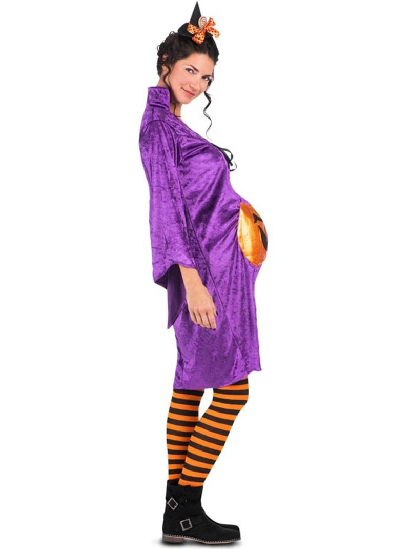 Disfraz de bruja con calabaza para mujer embarazada Multicolor - Kiabi