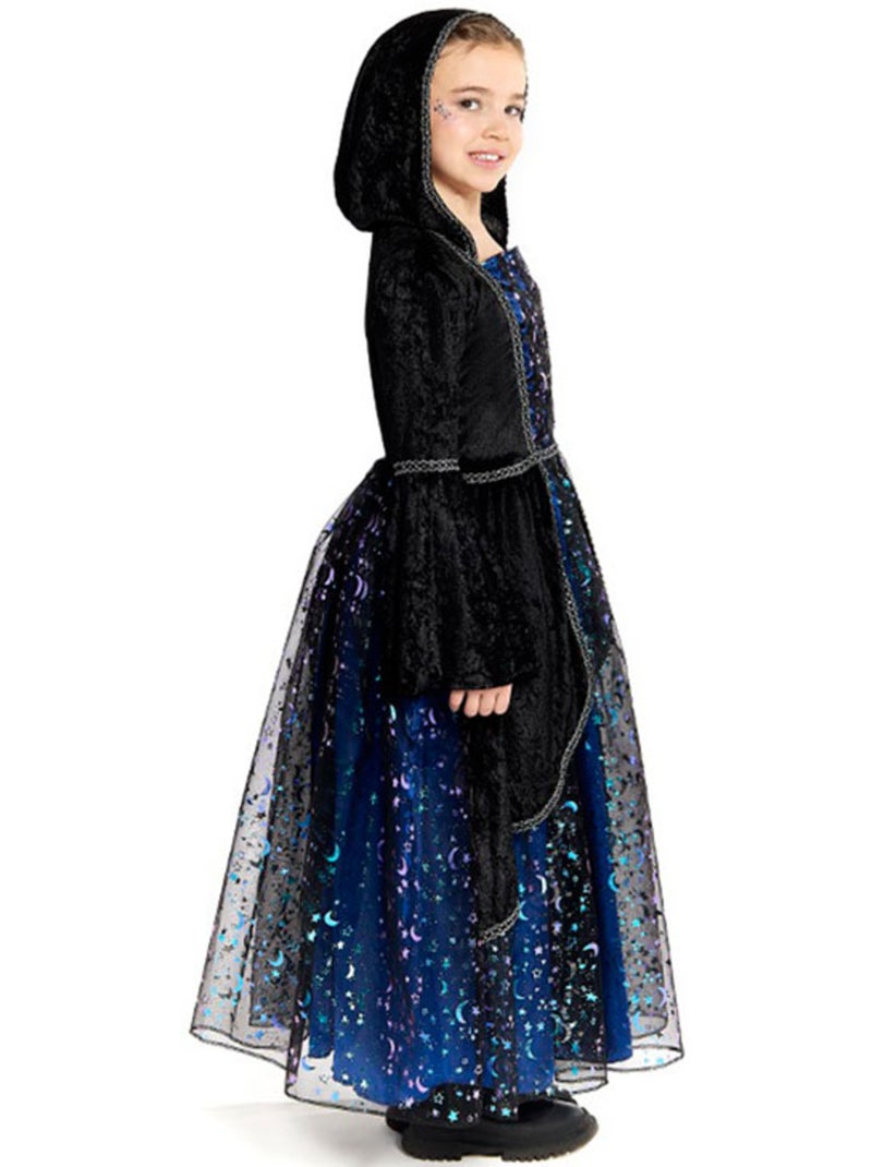 Disfraz de Bruja con Estrellas Multicolor - Kiabi