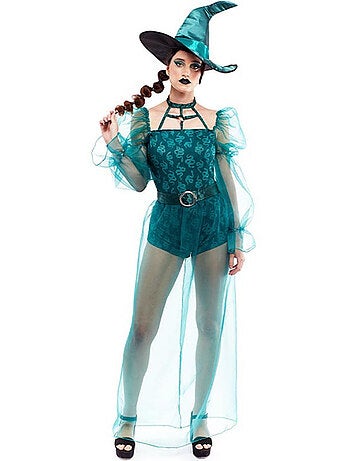 Disfraz de Bruja con transparencias