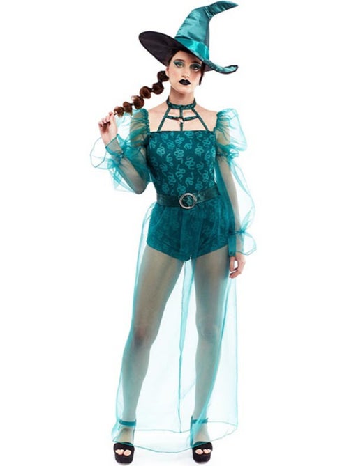 Disfraz de Bruja con transparencias - Kiabi