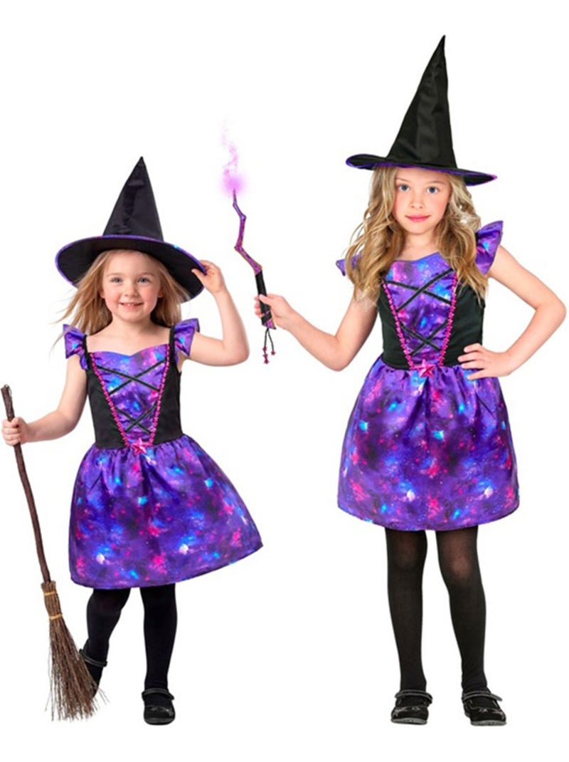 Disfraz de bruja de galaxia Multicolor - Kiabi