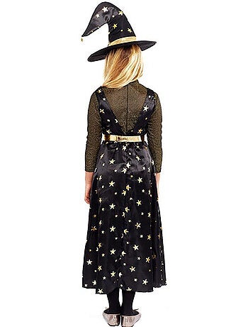 Disfraz de Bruja Estrellas con sombrero