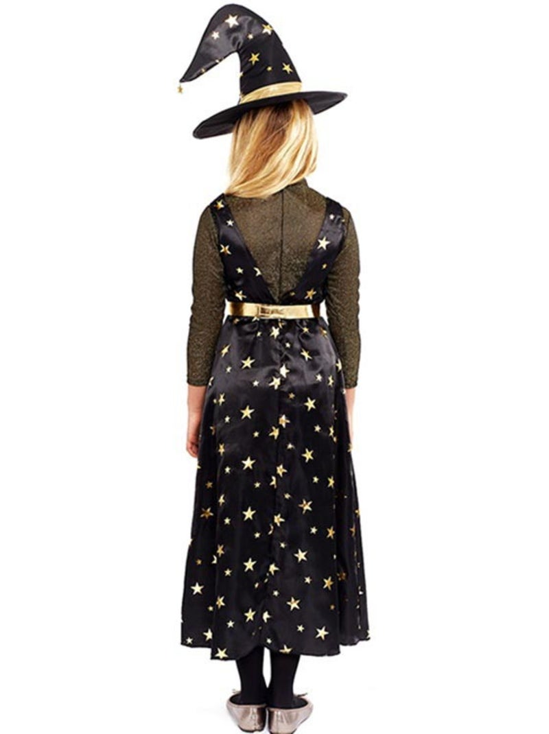 Disfraz de Bruja Estrellas con sombrero Multicolor - Kiabi