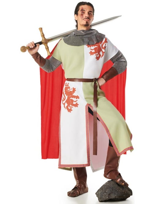 Disfraz de caballero medieval león para hombre - Kiabi